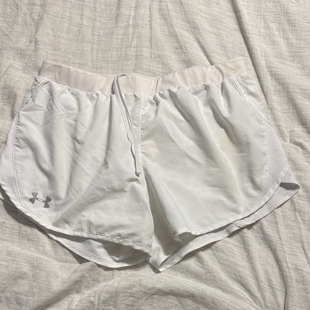 Under Armour Women's Bright White Athletic Shorts
